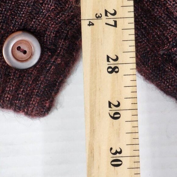 Avon Celli Wool/Mohair/Alapaca Burgundy Reversible Bomber Jacket, Women's XL - Picture 10 of 11